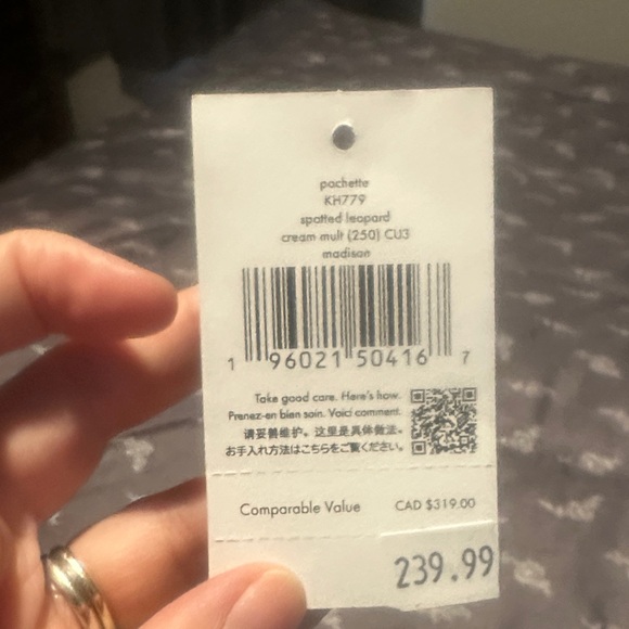 Kate Spade Brown and Black/Brown Leopard Design Bag. - Picture 7 of 7